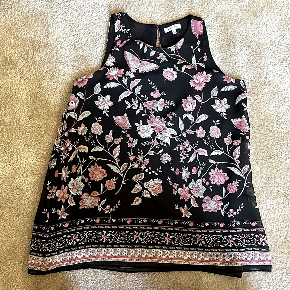 Floral print blouse